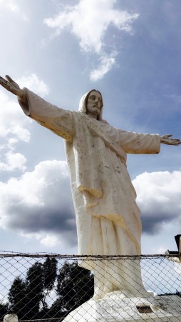Jesus looking above Cusco City